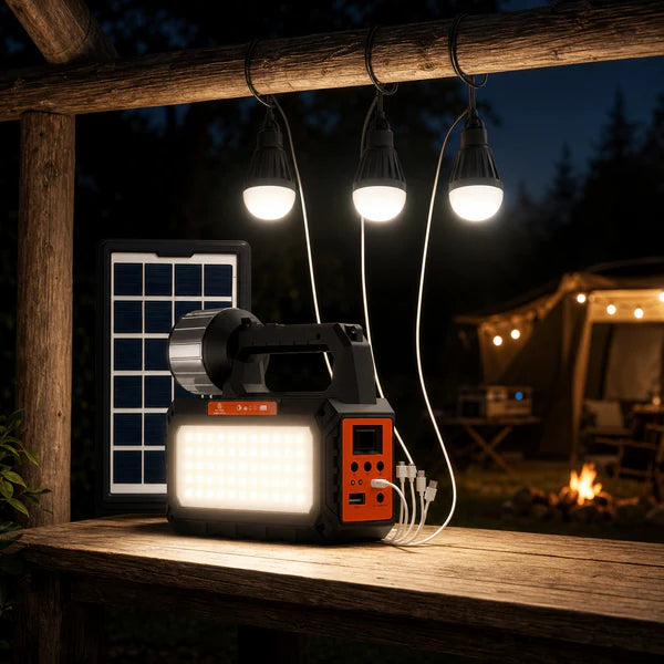 Lampe Solaire Portable Multifonction