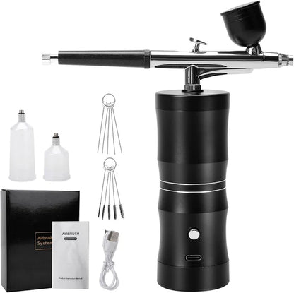 Kit aérographe électrique avec compresseur