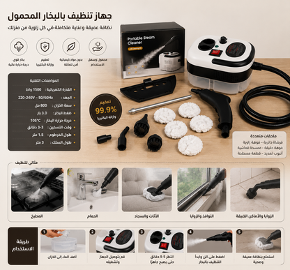portable steam cleaner