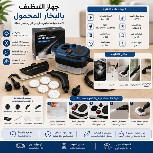 portable steam cleaner