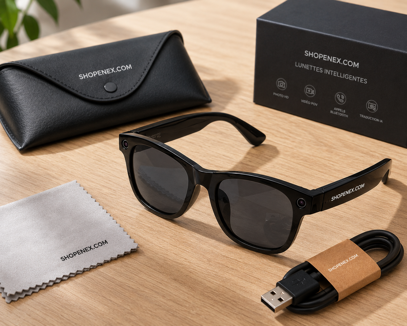 Smart Glasses HD Avec IA Intégrée