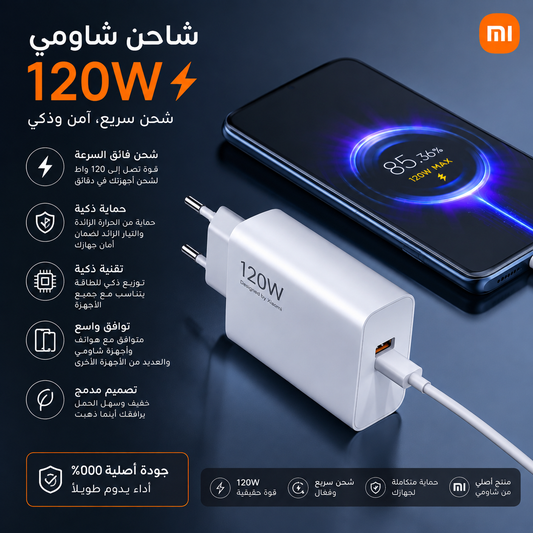 Chargeur Rapide 120W