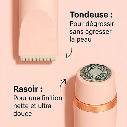 Tondeuse bikini et corps 2 en 1