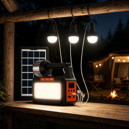 Lampe Solaire Portable Multifonction