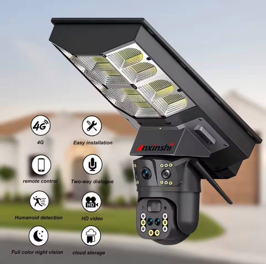 Caméra solaire 4G avec projecteur LED Prix habituel