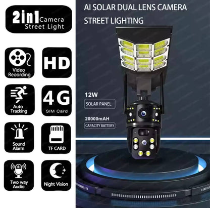 Caméra solaire 4G avec projecteur LED Prix habituel