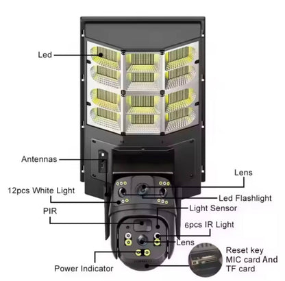 Caméra solaire 4G avec projecteur LED Prix habituel
